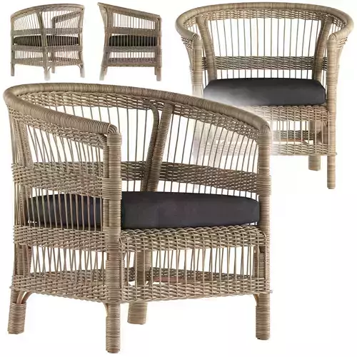 Palma Lounge Rattan Chair