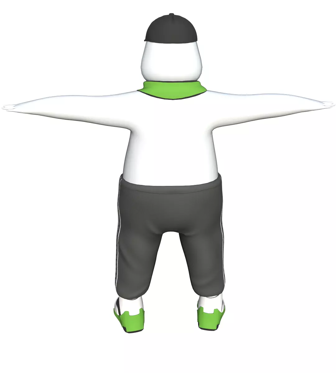 Nft Model Sappyseels Sport2 Low-poly 3D model_4