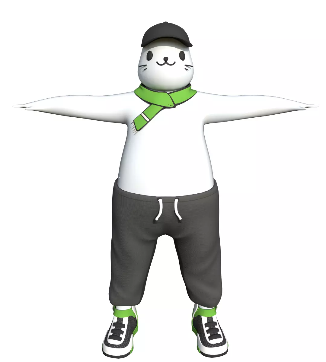 Nft Model Sappyseels Sport2 Low-poly 3D model_3