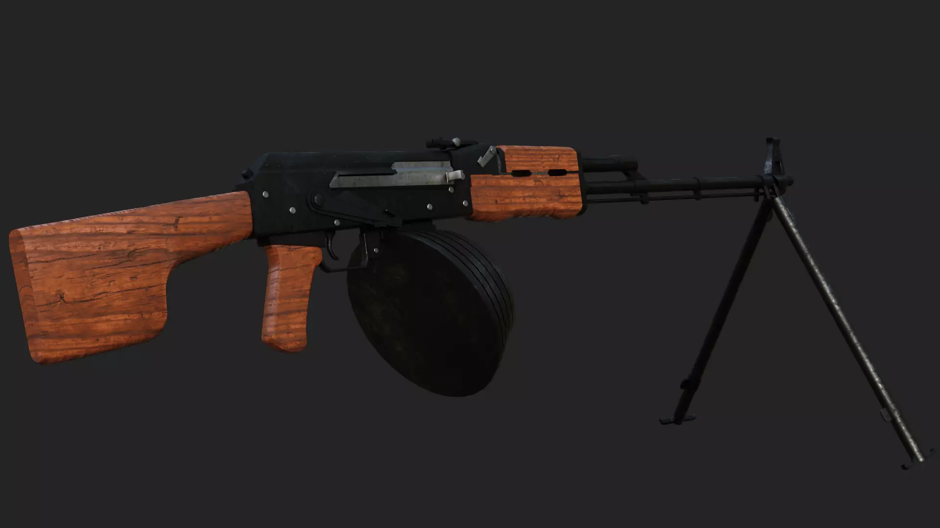 RPK74 Low-poly 3D model_5