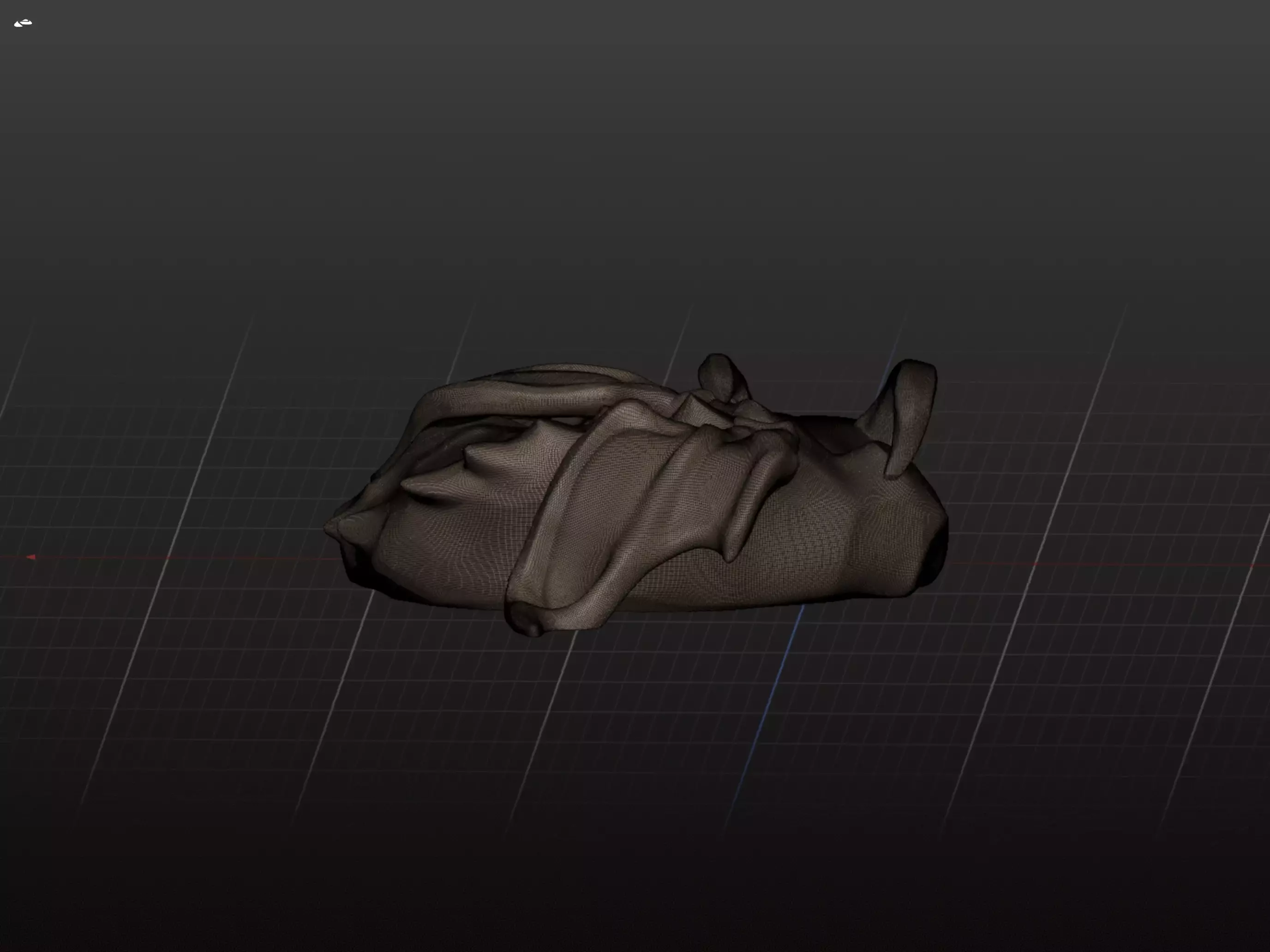 Stylized Sleeping Dragon Free 3D model_6