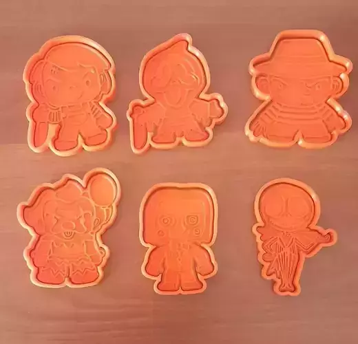 Slasher cookie cutters