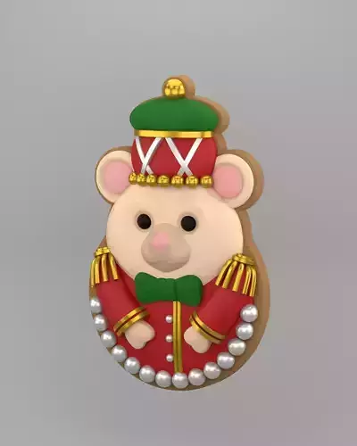 Christmas Gingerbread Cookie 3D print model Christmas Gingerbread Cookie 3D print model