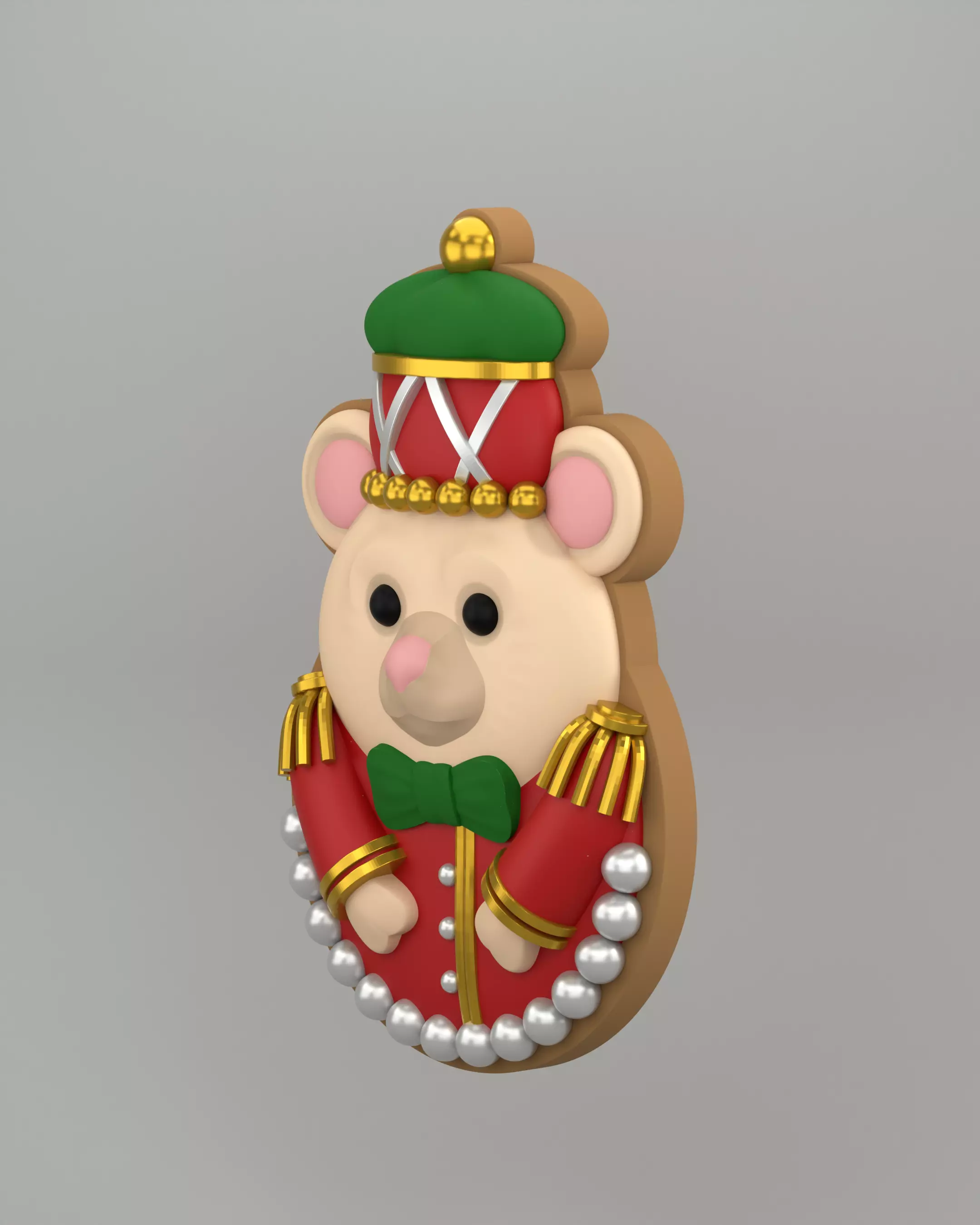 Christmas Gingerbread Cookie 3D print model_2