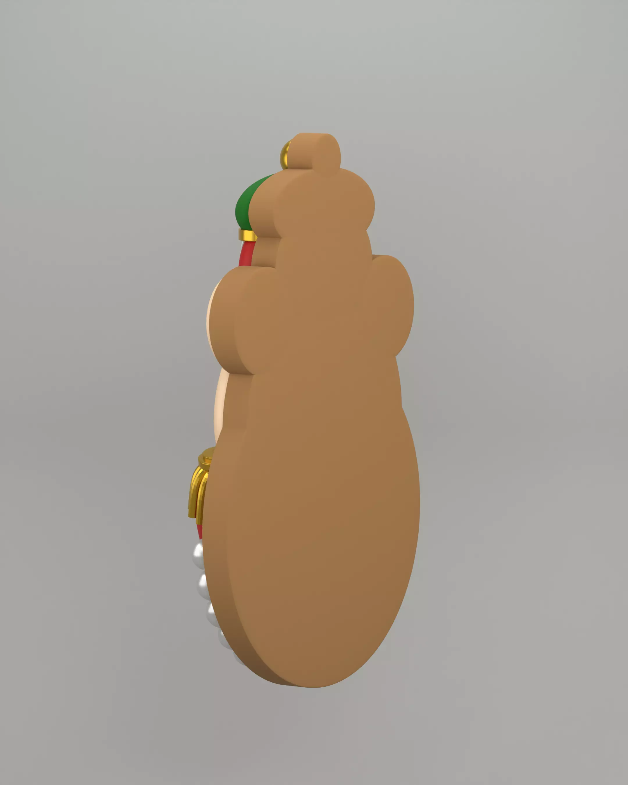 Christmas Gingerbread Cookie 3D print model_4