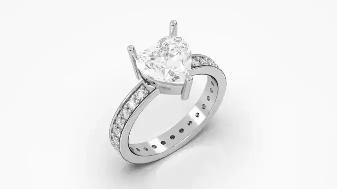 Heart with Round Ring