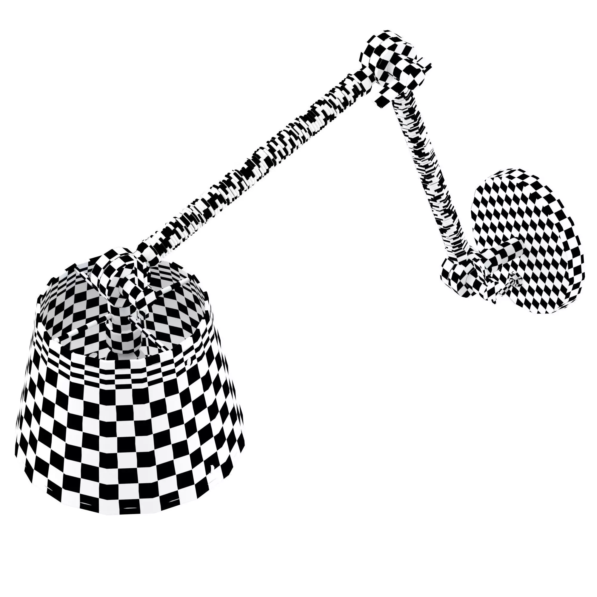 Cognac Hendrick Articulating Sconce 3D model_6