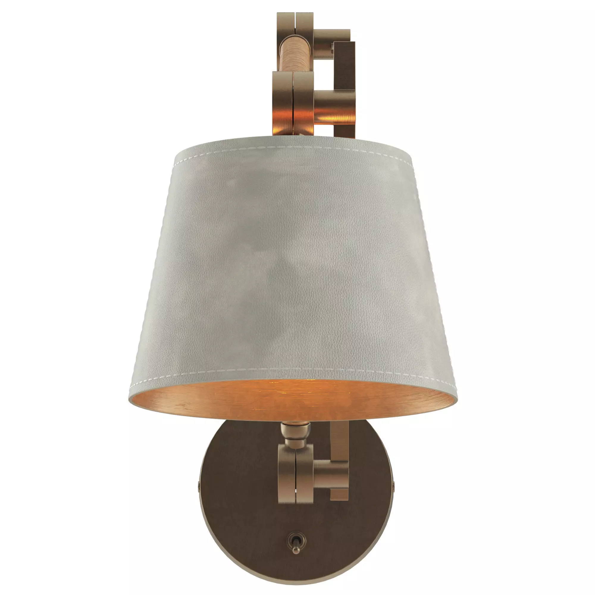 Cognac Hendrick Articulating Sconce 3D model_3