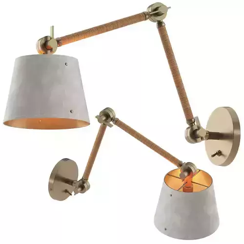 Cognac Hendrick Articulating Sconce