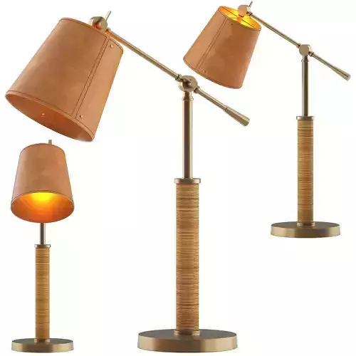 Cognac Hendrick Task Lamp