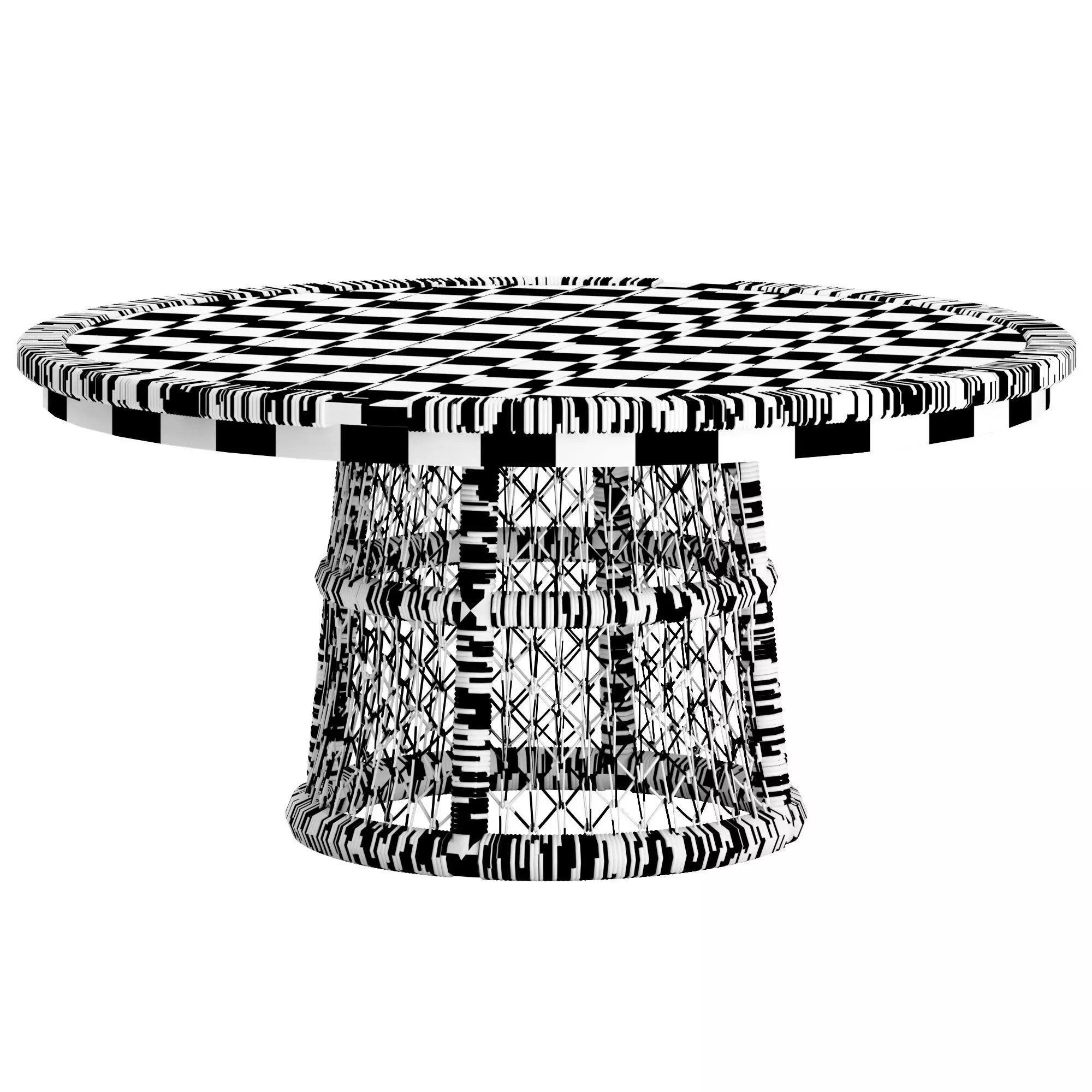 Montecito Outdoor Dining Table 3D model_6