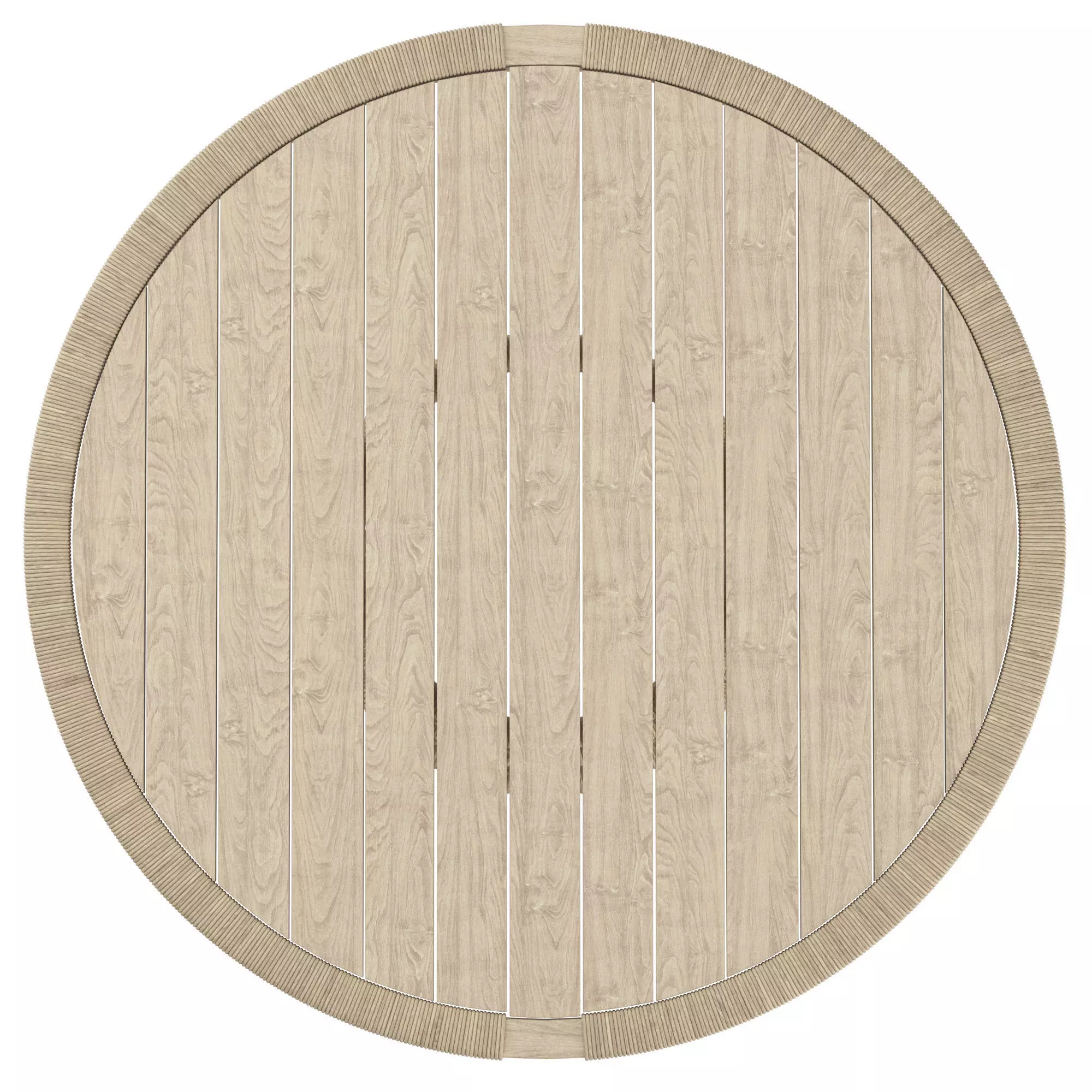 Montecito Outdoor Dining Table 3D model_4