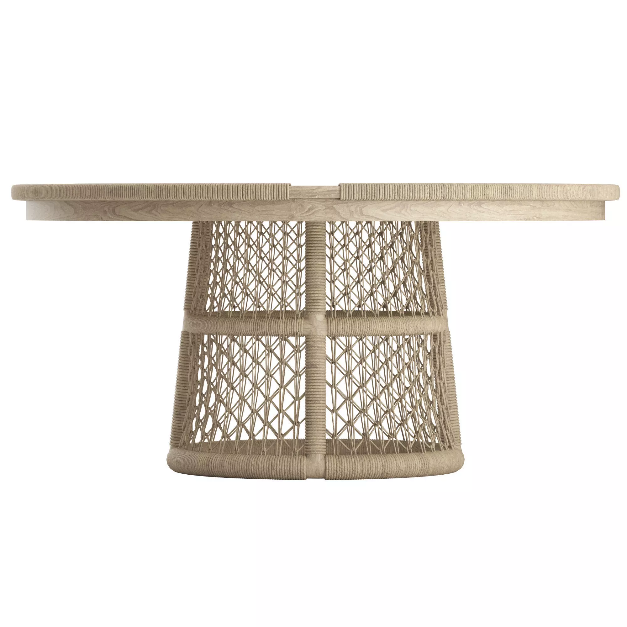 Montecito Outdoor Dining Table 3D model_1