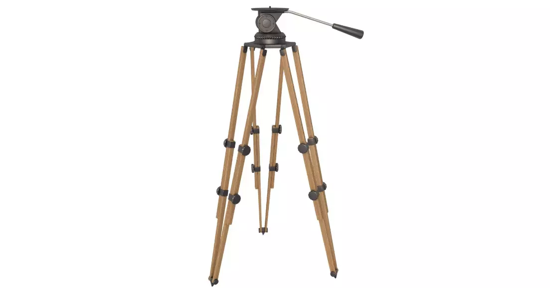 Vintage Camera Tripod 3D model