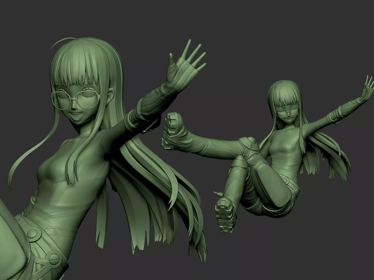 Futaba and Necronomicon - Persona 5 3D print model_11