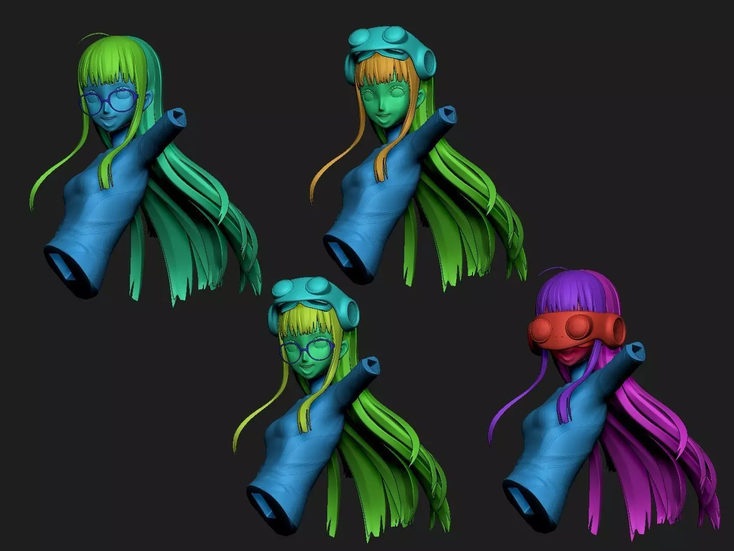 Futaba and Necronomicon - Persona 5 3D print model_4