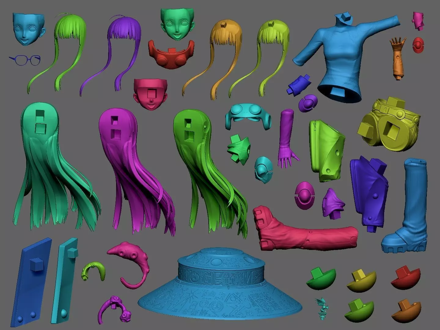 Futaba and Necronomicon - Persona 5 3D print model_1