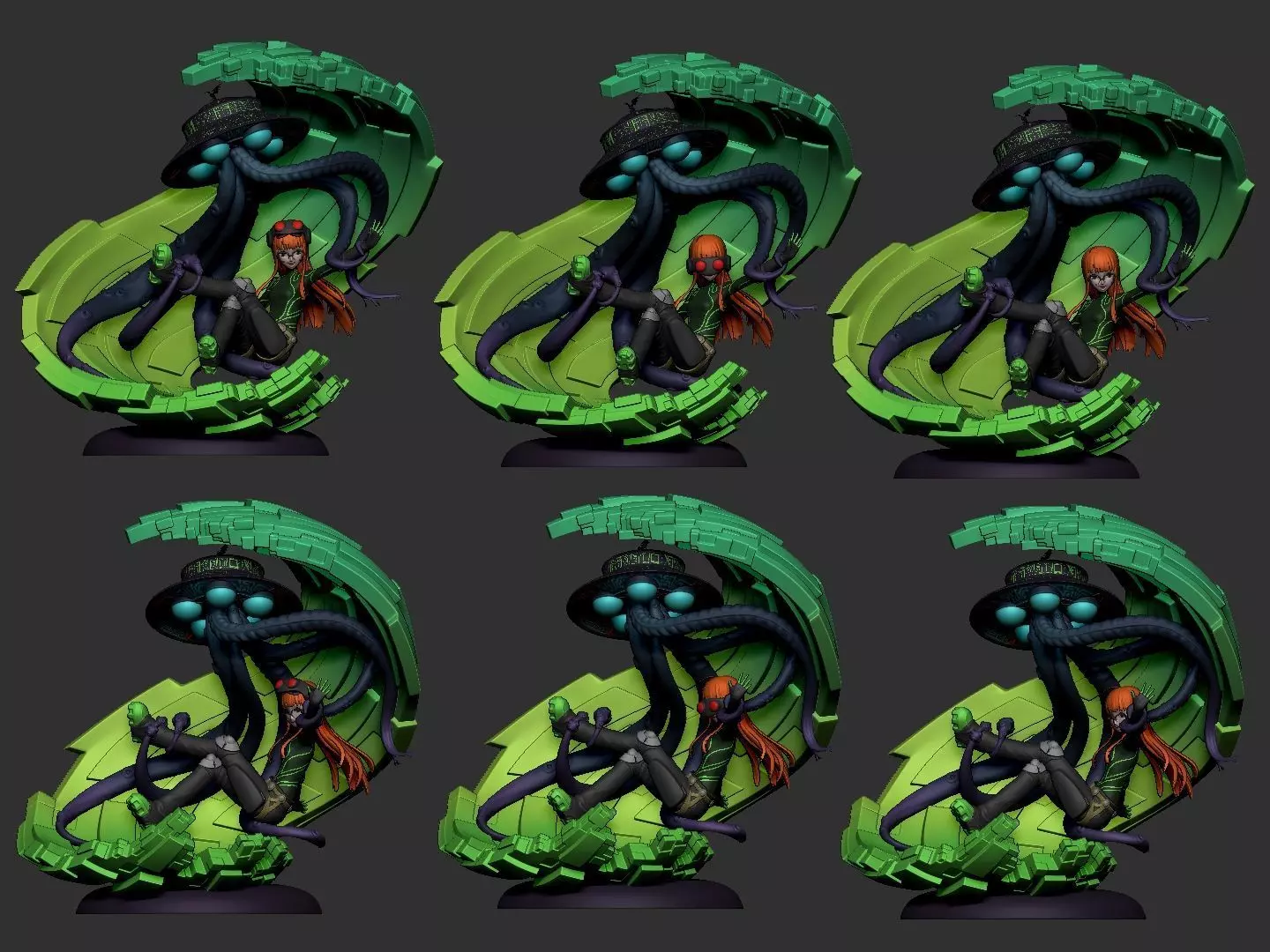 Futaba and Necronomicon - Persona 5 3D print model_7