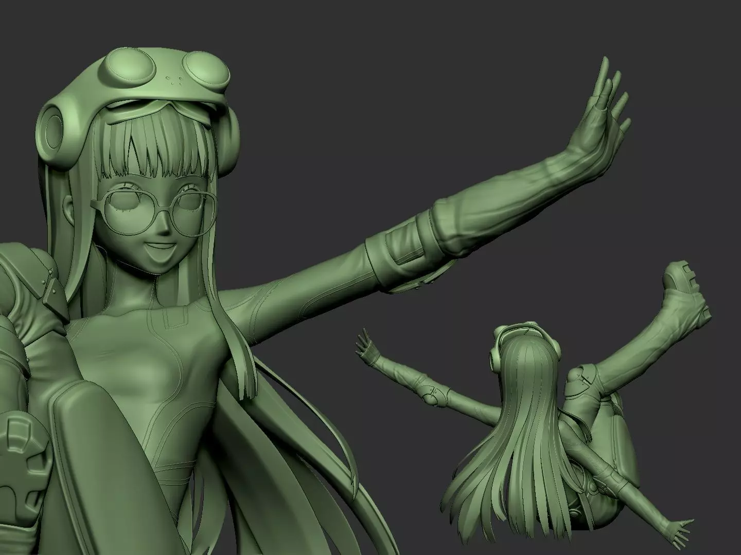 Futaba and Necronomicon - Persona 5 3D print model_9