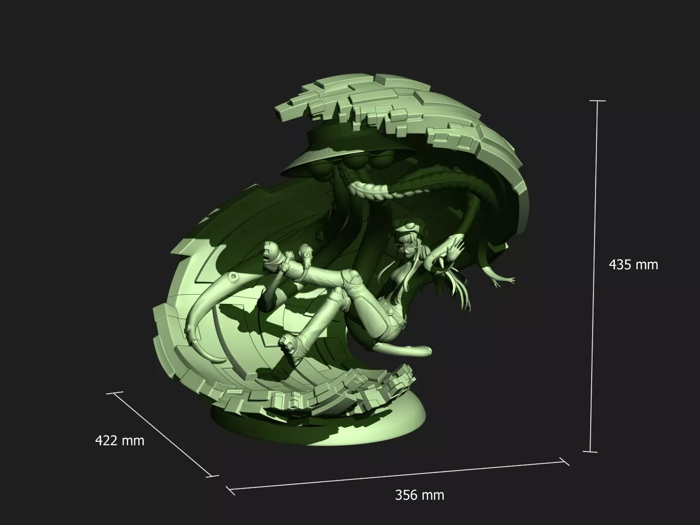 Futaba and Necronomicon - Persona 5 3D print model_18