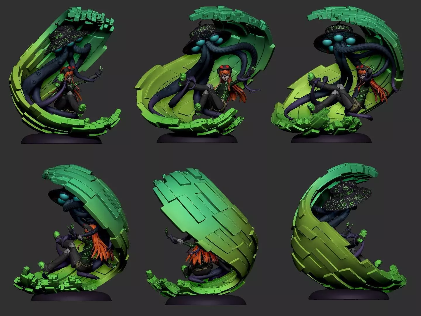 Futaba and Necronomicon - Persona 5 3D print model_6