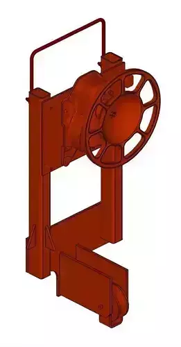 Conrail CoilShield G52U brake wheel and stand