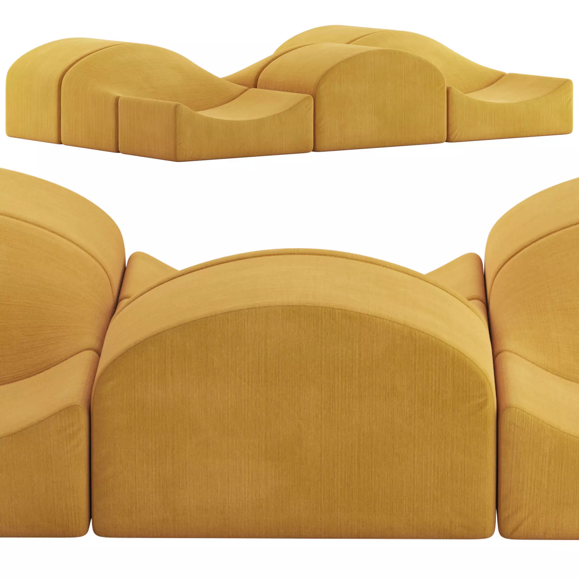 Bernard Govin Asmara Modular Sofa 3D model_1