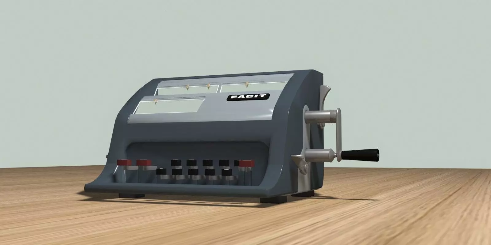 calculator Low-poly 3D model_0