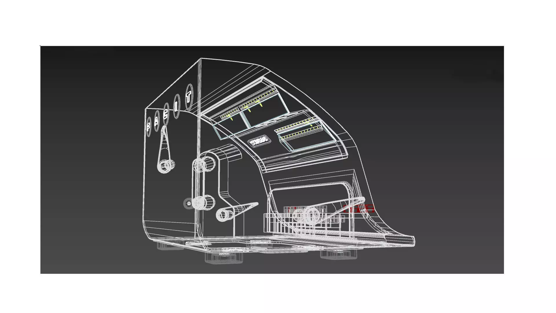 calculator Low-poly 3D model_8