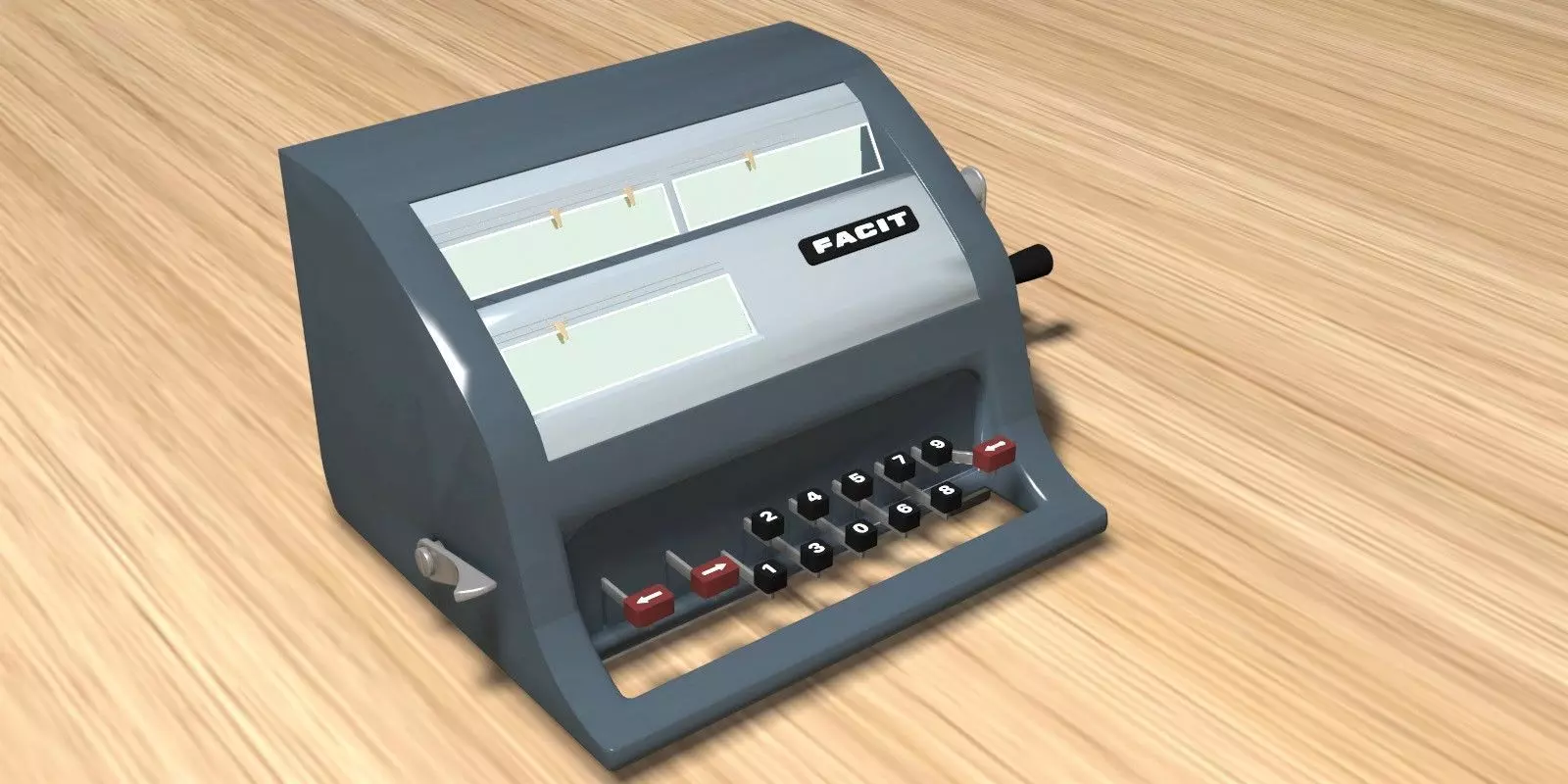 calculator Low-poly 3D model_5