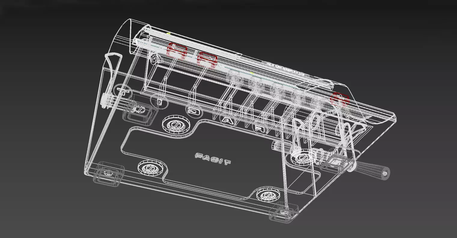 calculator Low-poly 3D model_13