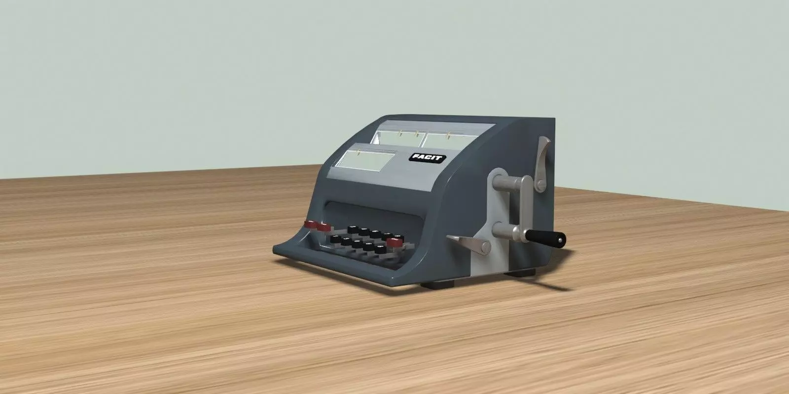 calculator Low-poly 3D model_1