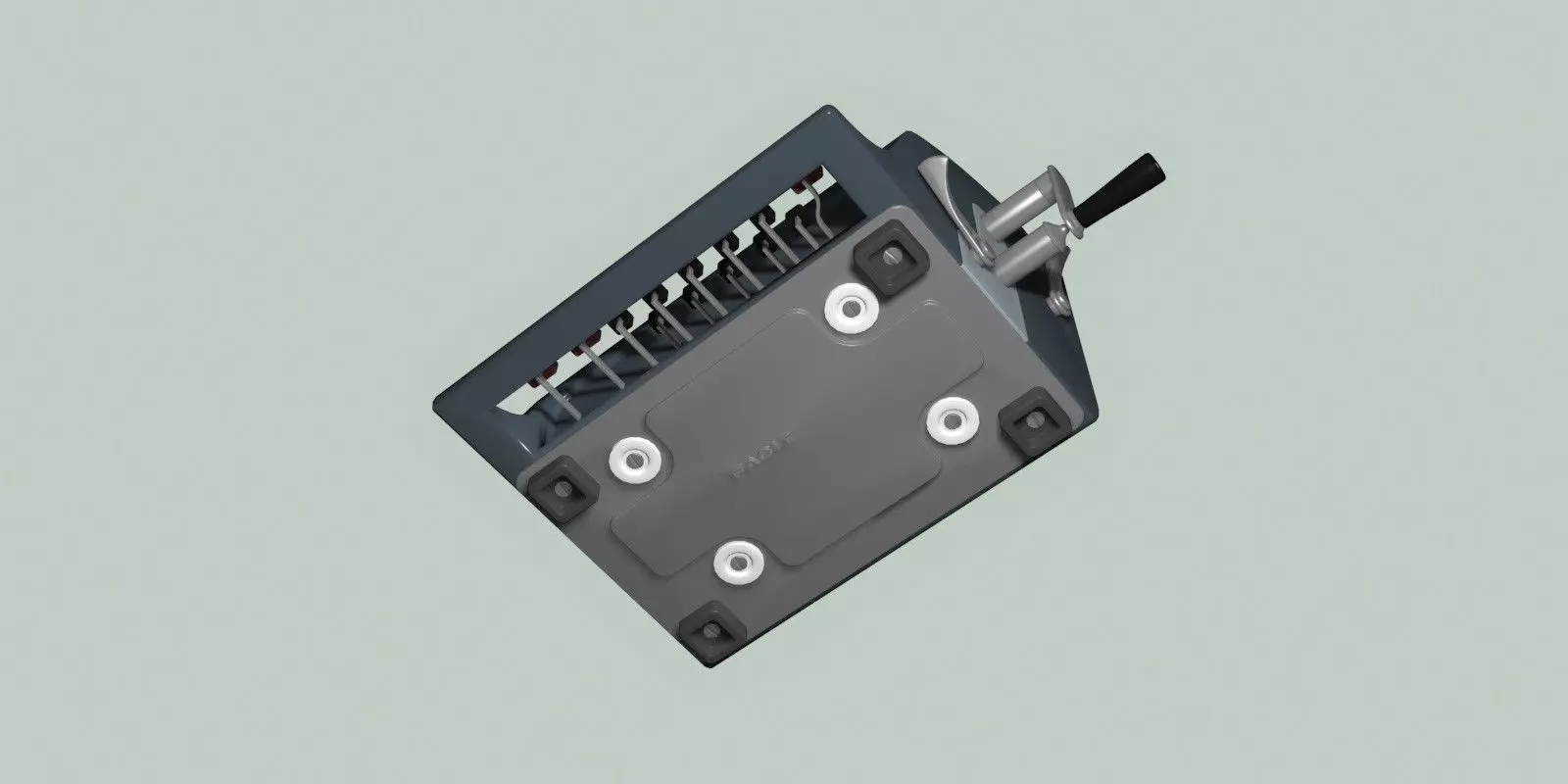 calculator Low-poly 3D model_7