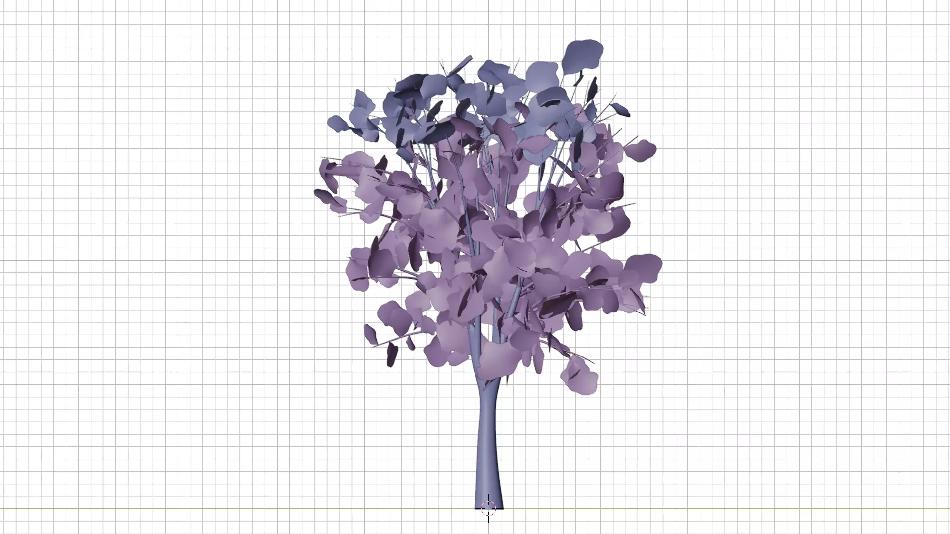 Autumn Tree 3D Model Low-poly 3D model_17