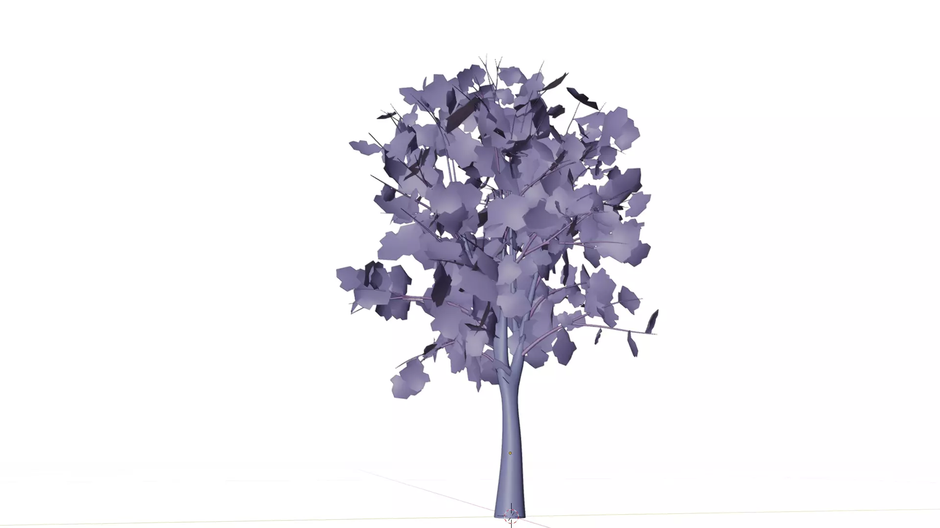 Autumn Tree 3D Model Low-poly 3D model_20