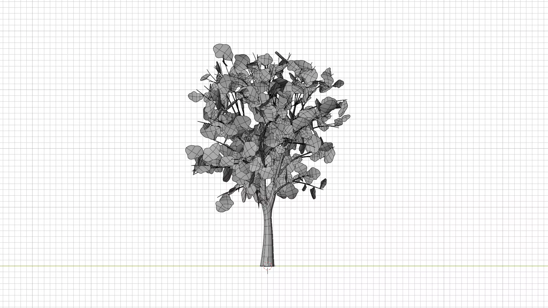 Autumn Tree 3D Model Low-poly 3D model_25