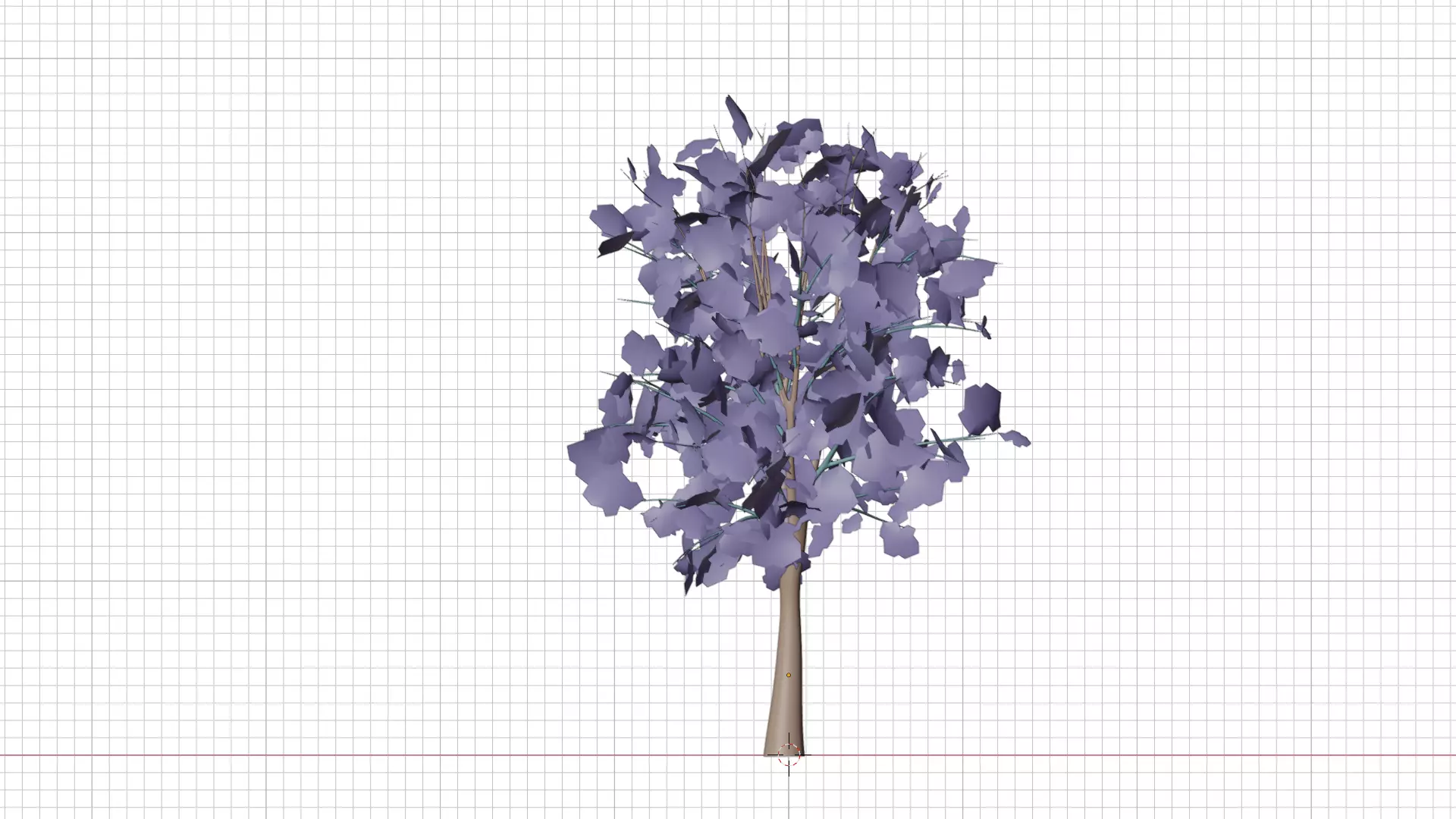 Autumn Tree 3D Model Low-poly 3D model_13