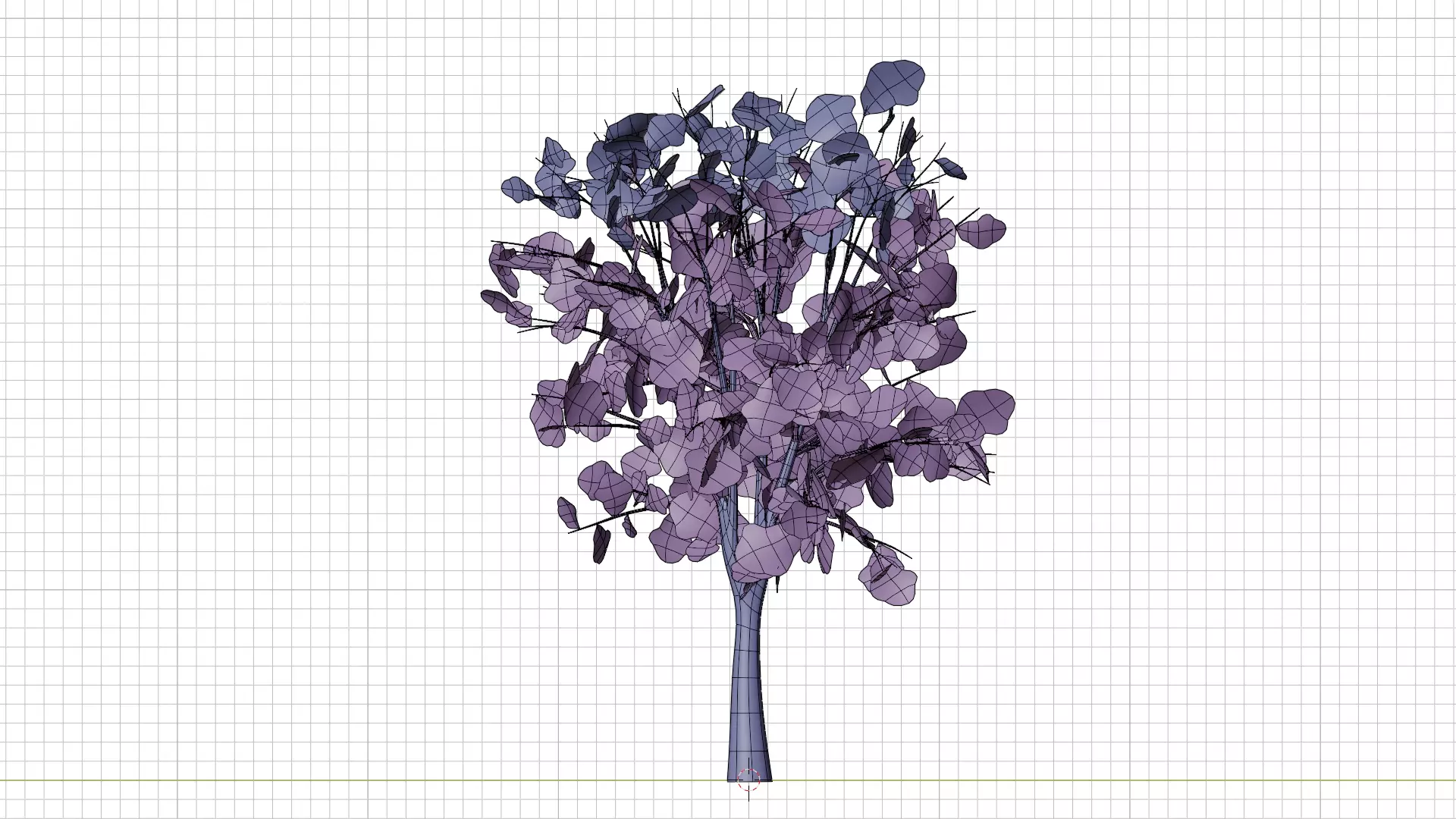 Autumn Tree 3D Model Low-poly 3D model_18