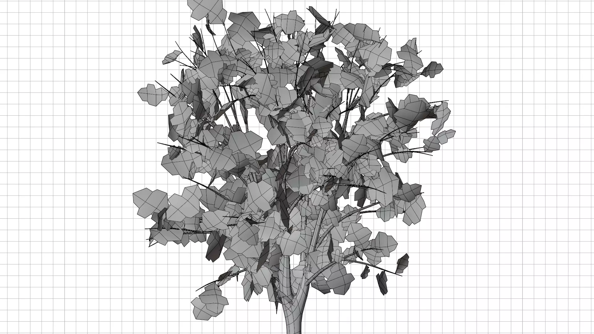 Autumn Tree 3D Model Low-poly 3D model_23