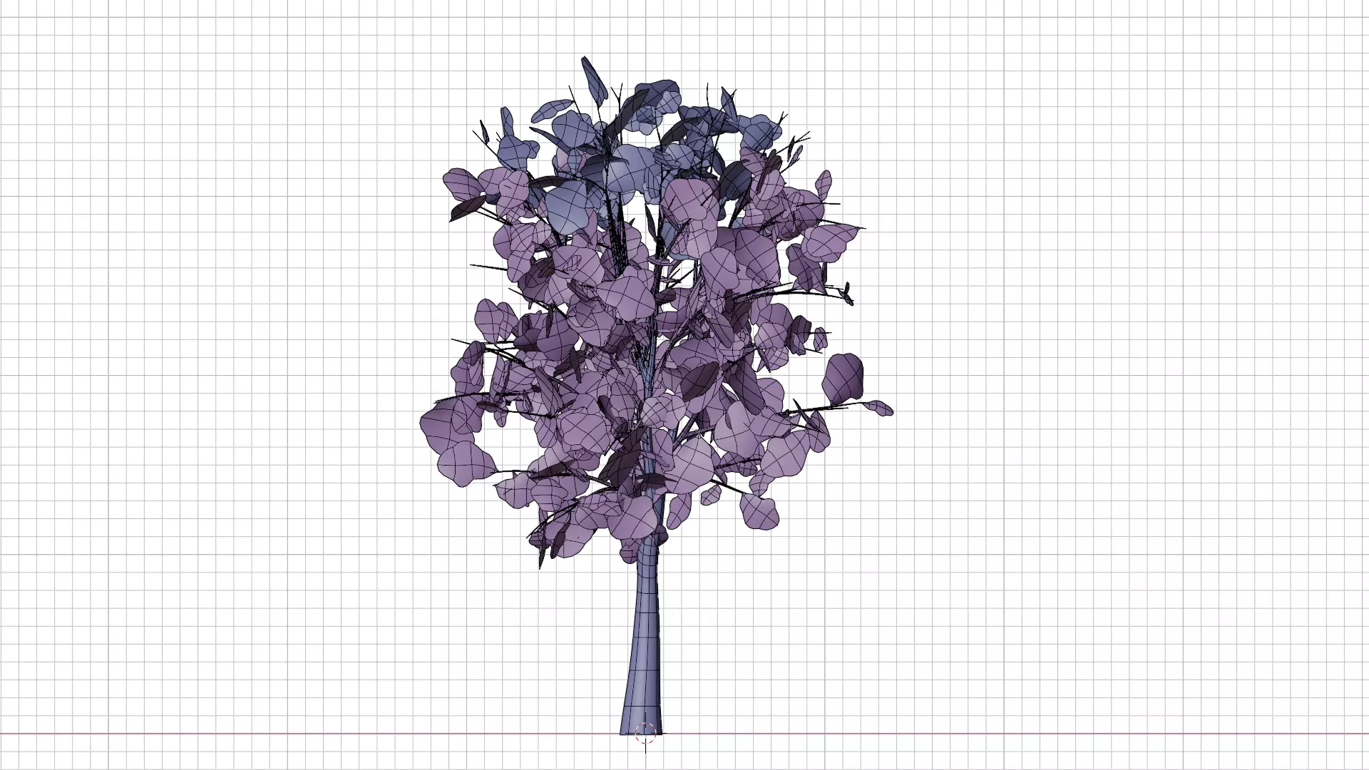 Autumn Tree 3D Model Low-poly 3D model_19