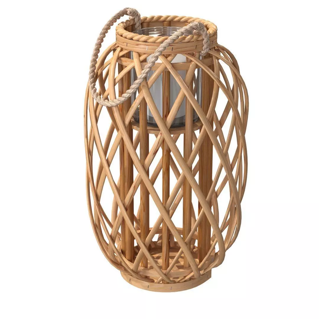 Lantern Samoa and Mauritius Willow Wood 3D model_3