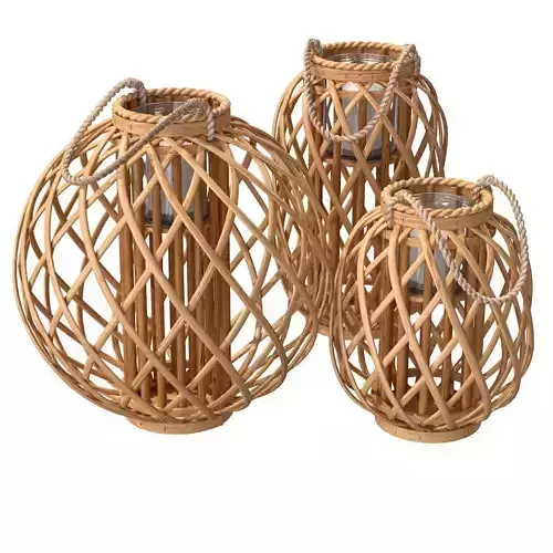 Lantern Samoa and Mauritius Willow Wood