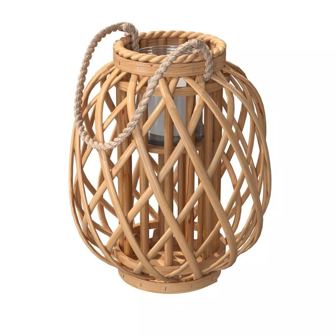 Lantern Samoa and Mauritius Willow Wood 3D model_4