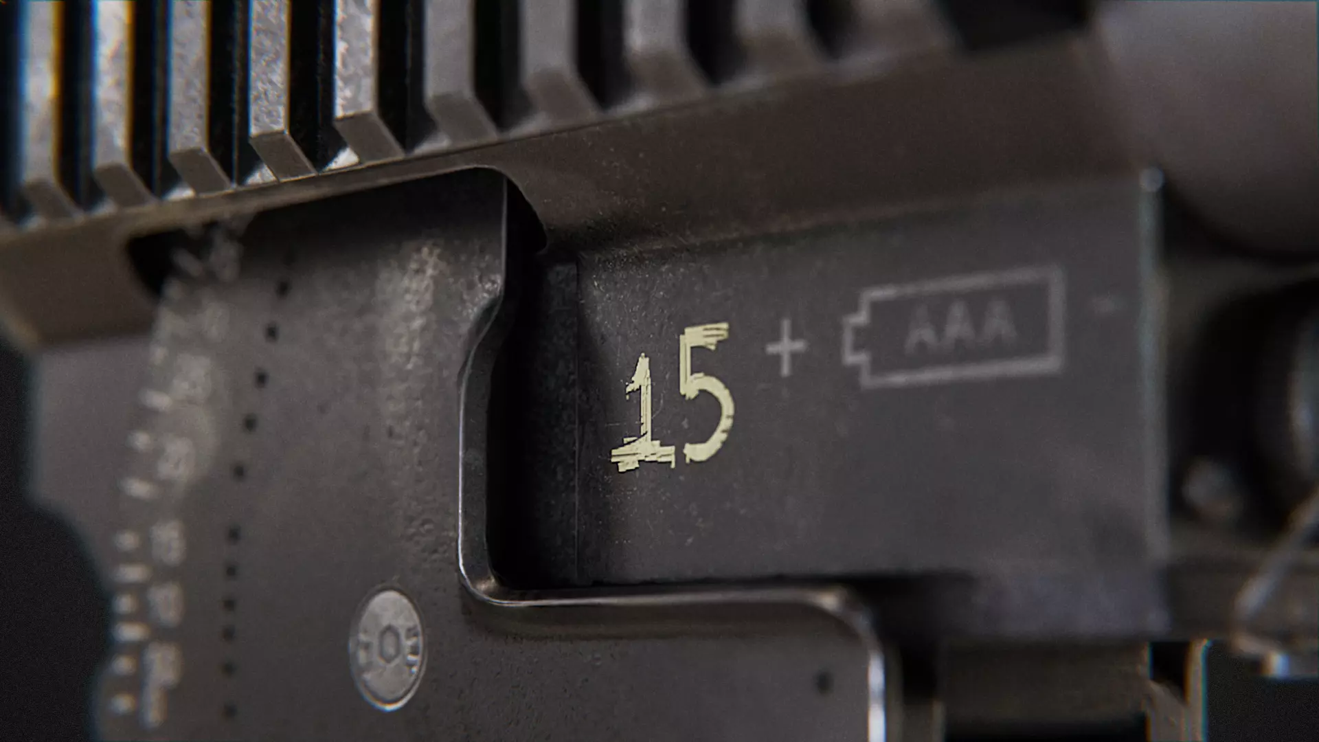 M2A1 Grenade launcher Reflex Sight Low-poly 3D model_1