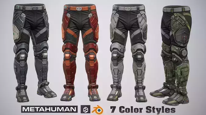 Sci-Fi Pants Sneakers p03