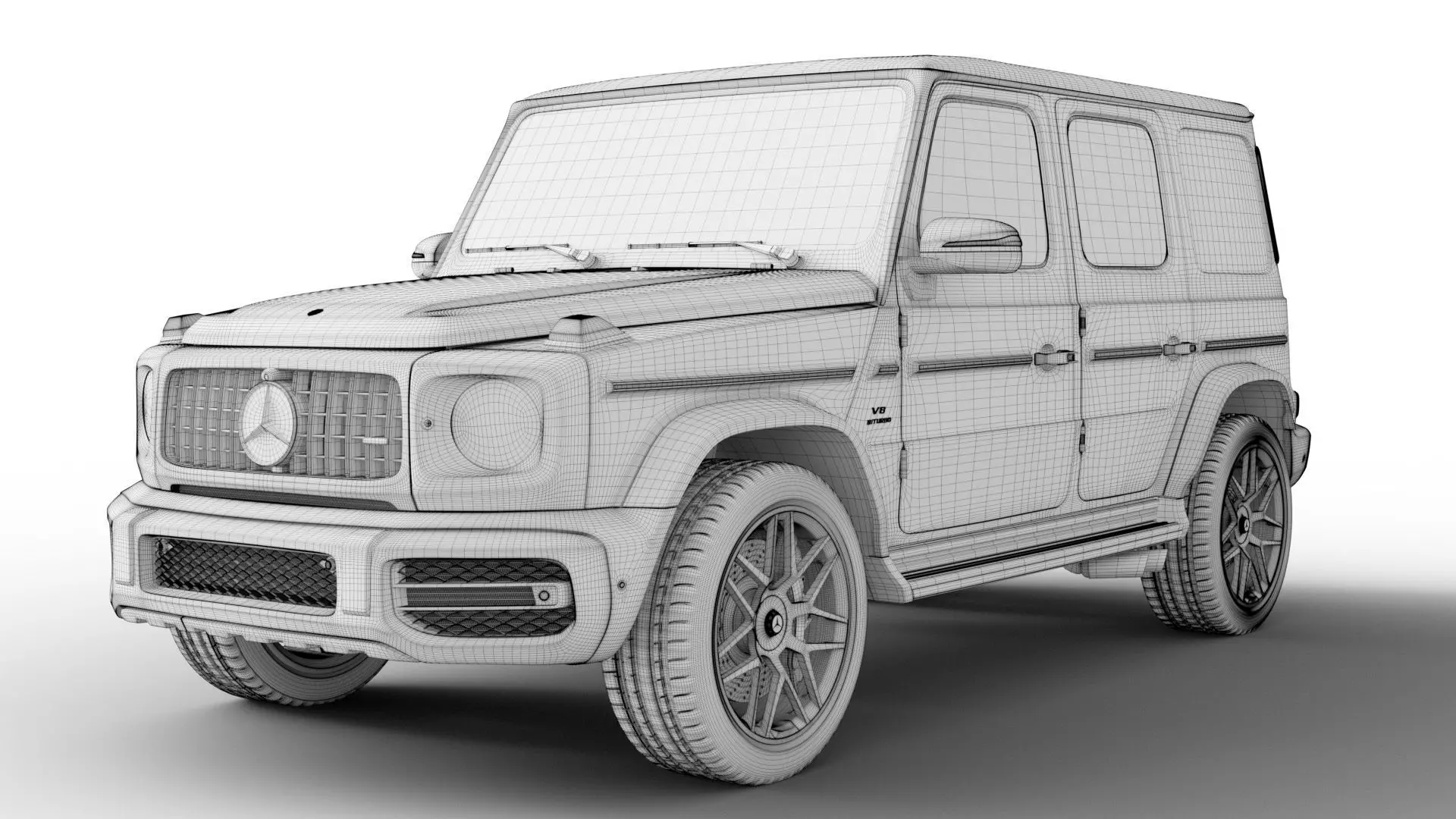 Mercedes-Benz G63 AMG V8 Biturbo G-Class 3D model_16