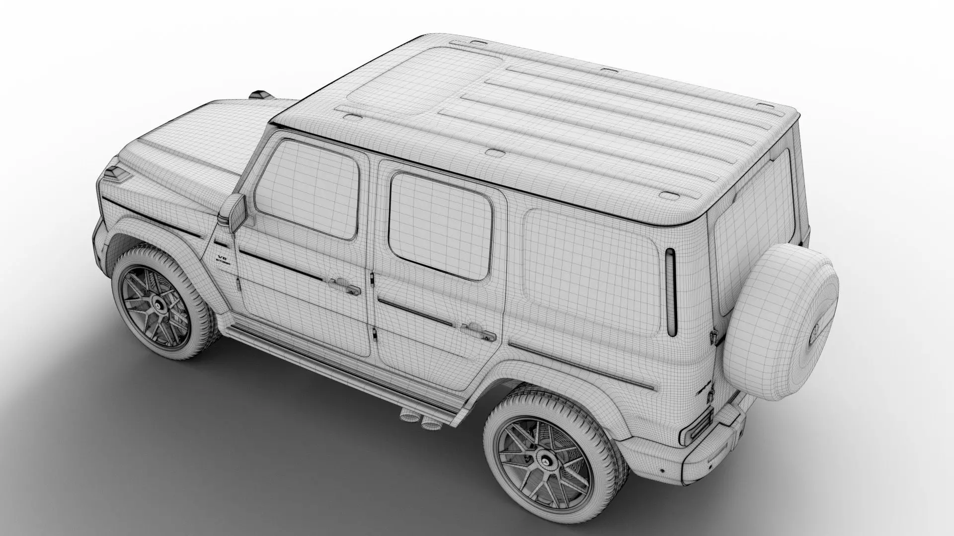 Mercedes-Benz G63 AMG V8 Biturbo G-Class 3D model_15