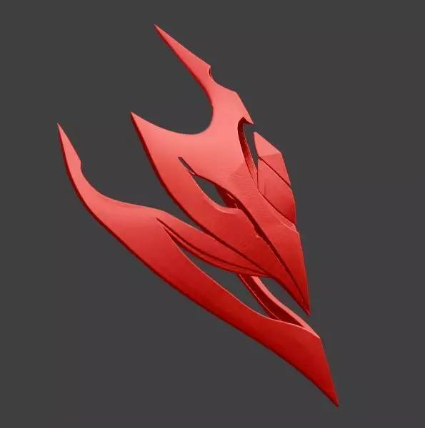 Tartaglia Childe Mask Genshin Impact Magnet 3D print model_4