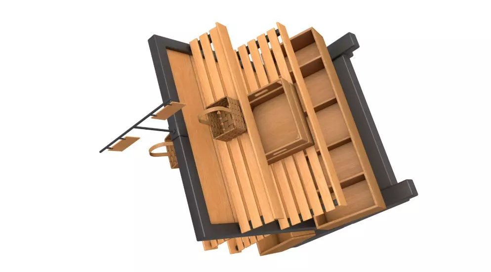 Bakery Display Collection 3D model_16