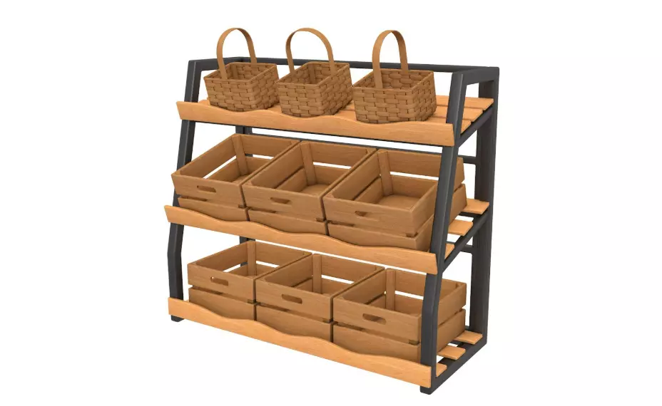 Bakery Display Collection 3D model_3